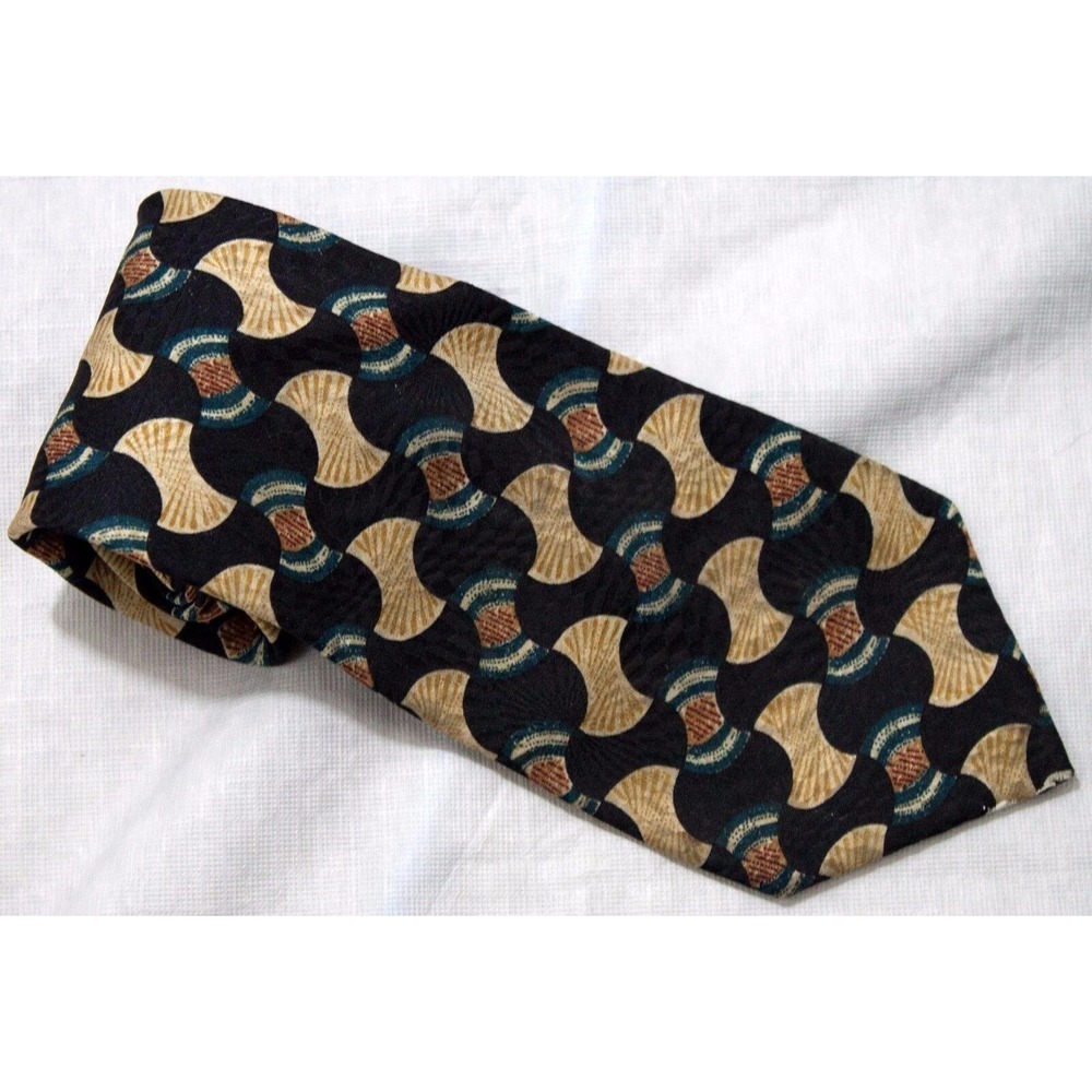 J.T. Beckett Brand Neck Tie- Geometric‎ Pattern